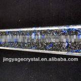Blue Rose Decorative Crystal Glass Pillars thumbnail-1