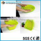 Food Grade Silicone Folding Case, Silicone Bowl, Table Foldable Silicone Box thumbnail-5