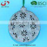 BSCI Audit Factory New Christmas Decorations Non-woven Felt LED Christmas Ball thumbnail-2