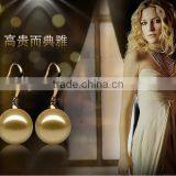 10-11 mm Golden South Sea Pearl Earrings thumbnail-5