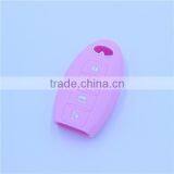 Nice 4 Buttons Silicone Car Key Cover , Remote Key Jackets for Infiniti thumbnail-3