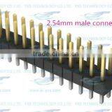 2.54mm 2*15pins Gold Plated Through Hole Connector PBC Series Dual Side Male Connector thumbnail-1