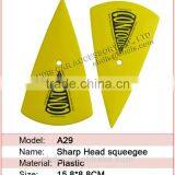 Popular Film Tool Car Vinyl Wrap Squeegee Yellow Hard Card thumbnail-1
