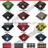 Scottish Highland Kilt Fly Plaid 48x48 Inches thumbnail-1