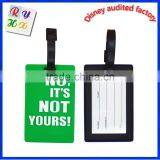 Custom Made Debossed Logo Silicone Pvc Luggage Tag Hot Sell thumbnail-2