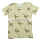 Natural Color Plain and Printed Envelop Style Baby t Shirts and Organic Cotton Long Sleeve and Short Sleeve Polo t Shirt for Ba thumbnail-1