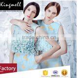 Fashionable Jacquard Brocade Polyester Fabric for Garment thumbnail-1