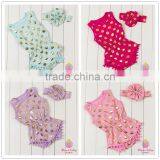 Popular Selling 100%cotton Baby Jumpsuit Rompers for Toddler Grils