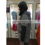 Factory 100% Cotton Contrast Color Jacket Stock thumbnail-3