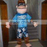2015 Newly Customized Polyfoam Adult Wearing Sunshine Sea Beach Ape Monkey Mascot Costume thumbnail-2