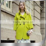 Maxnegio fashion women long cashmere coat cashmere wool coat cashmere