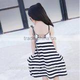 High Quanlity Mummy and Daughter Stripe Clothes Girls Frocks Designs Wholesale New Model Western Style Dress thumbnail-6