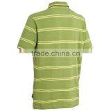 Men's Fashion Cotton Pique Stripe Polo Shirt thumbnail-2