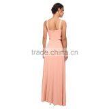 Latest Designs Knee Length Dresses Silk Evening Wedding Gown Dress thumbnail-2