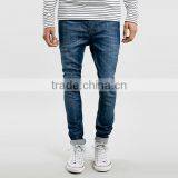 Blue Washed Plain Slim Fit Skinny Jeans Men Factory Manufacturers thumbnail-1
