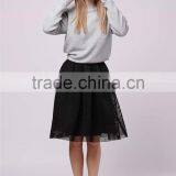 High Quality Airtex Midi Skirts 2016 Summer Fashion Skirts Women Office Wear A Line Skirts thumbnail-2