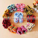 Wholesale Winter Baby Kids Knitted Shoes Stripes Cotton Cute Shoes thumbnail-1