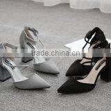 Zm50080b 2017 Europe Chunky High Heel Shoes New Style Ladies Sandals Shoes thumbnail-3