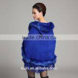 Fashion Tassel Hooded Fox Fur Coat Women Shawl Long Faux Fur Pashmina Cloak With Cap Cashmere Party Overcoat Autumn Winter New thumbnail-6