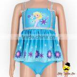 Children Cartoon Character Snow Strap Kids Beach Little Girl Modeling One Piece Swimwear Dress Clothes thumbnail-3