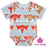 2017 Kids Summer Indian Style Short Sleeve Dreamcatcher Pattern Printed Unisex Infant Cotton Harem Jumpsuit Romper thumbnail-3