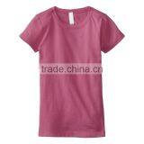 Wholesale Price Fashion Scoop Neck Custom Design Blank Cotton Women t Shirt thumbnail-4