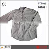 Plain Color Cotton Mechanic Wear Work Two Pocket Shirts thumbnail-1