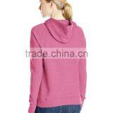 Women's Fleece Cowl Neck Pullover Hoodies With Eyelets thumbnail-4
