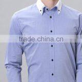 Long Sleeve Double Collar Fancy Shirts for Men Wholesale Men's Shirts thumbnail-3