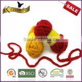Charmkey Wholesale Hand Knitting Yarn Blend Yarn Thick Acrylic Roving Yarn