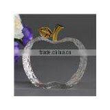 Optic Crystal Glass Blank Iceberg With Apple Model For Souvenirs Office Decoration JKC-0058 thumbnail-1