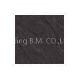 Black Glazed Rustic Porcelain Tiles, 400x400 Kitchen Porcelain Floor Tiles