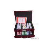 Sell Poker Chip Set in Wood Box thumbnail-1