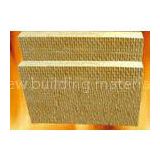 100mm sound proof Insulation Rock Wool board chemical stability For high temperature pipe