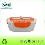 Easy Carrying Plastic Heating Mini Electric Lunch Box for Kids Food Warmer thumbnail-4