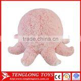 Hot Selling 7'' Stuffed Cute Pink pp Cotton Emoji Pillow Octopus Plush Toy thumbnail-3