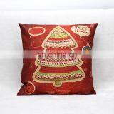 Christmas Snowman NewYear Deer Linen Office Sofa Pillows Cushhion Cover thumbnail-4