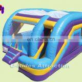 Happy PVC Commercial Inflatable Bouncer Tube Slide