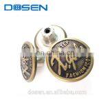 Fancy Letter Brass Metal Buttons thumbnail-1