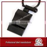 Hot Selling Custom Blank Type And Gentleman Use Business Giveaway Promotion Matte Black Flexible Metal Keychain thumbnail-1