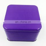 Factory Direct Green Printing Square Tin Box Tea Packing Tin Cases