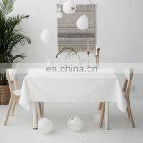 RAWHOUSE Design Rectangle Cotton Withe Gray Canvas Dining Table Runner thumbnail-5