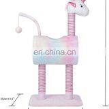 Unicorn Cat Tree Condo Furniture Plush Scratching Posts Pet Play House Cat Tree thumbnail-4