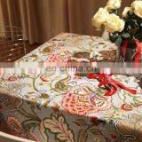 Wholesale Custom Floral Printed Cotton Table Cloth Designs Waterproof Table Cloth thumbnail-7