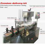 FGJ-100/150 Factory Price Small Round Automatic Tin Can/milk Carton Sealing Machine/plastic Cup Sealer Machine thumbnail-5