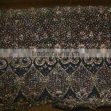 EMBROIDERED ORGANZA FABRIC