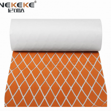 Nekeke Orange + White Diamond on Surface EVA Foam Decking Flooring for Boat Parts
