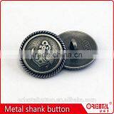 Antique Color Anchor Logo Metal Shank Suits Button thumbnail-1