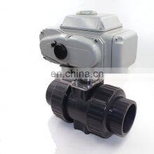 Double Position-limiting Actuator Motorize Electric Actuator Ball Valve Stainless Steel UPVC thumbnail-3