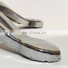 QCP- E10 Salon Hairdressing Vintage Heavy Duty Massage Bed Hydraulic Stylist Barber Chair Base Chrome Iron Star Base thumbnail-3